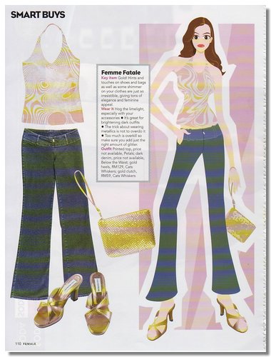 Dorinha Jeans Wear in Female Magazine